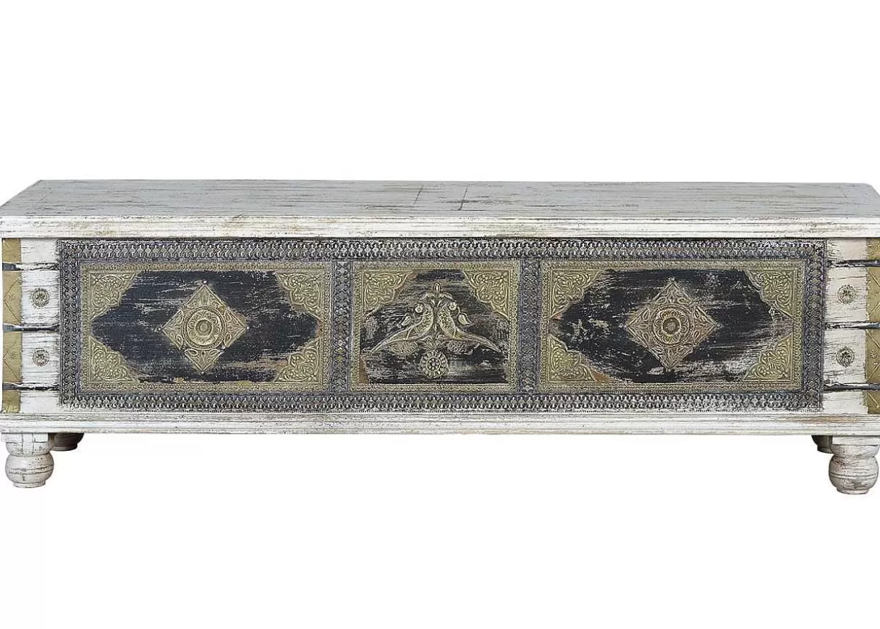 Truhe Mango Vintage Weiss 145X40>mutoni inspiration Fashion