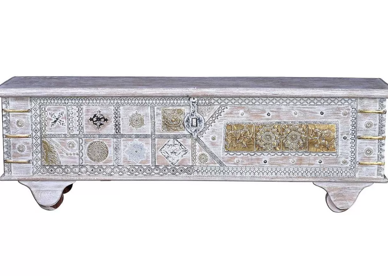 Truhe Mango Vintage Weiss 145X40>mutoni inspiration New