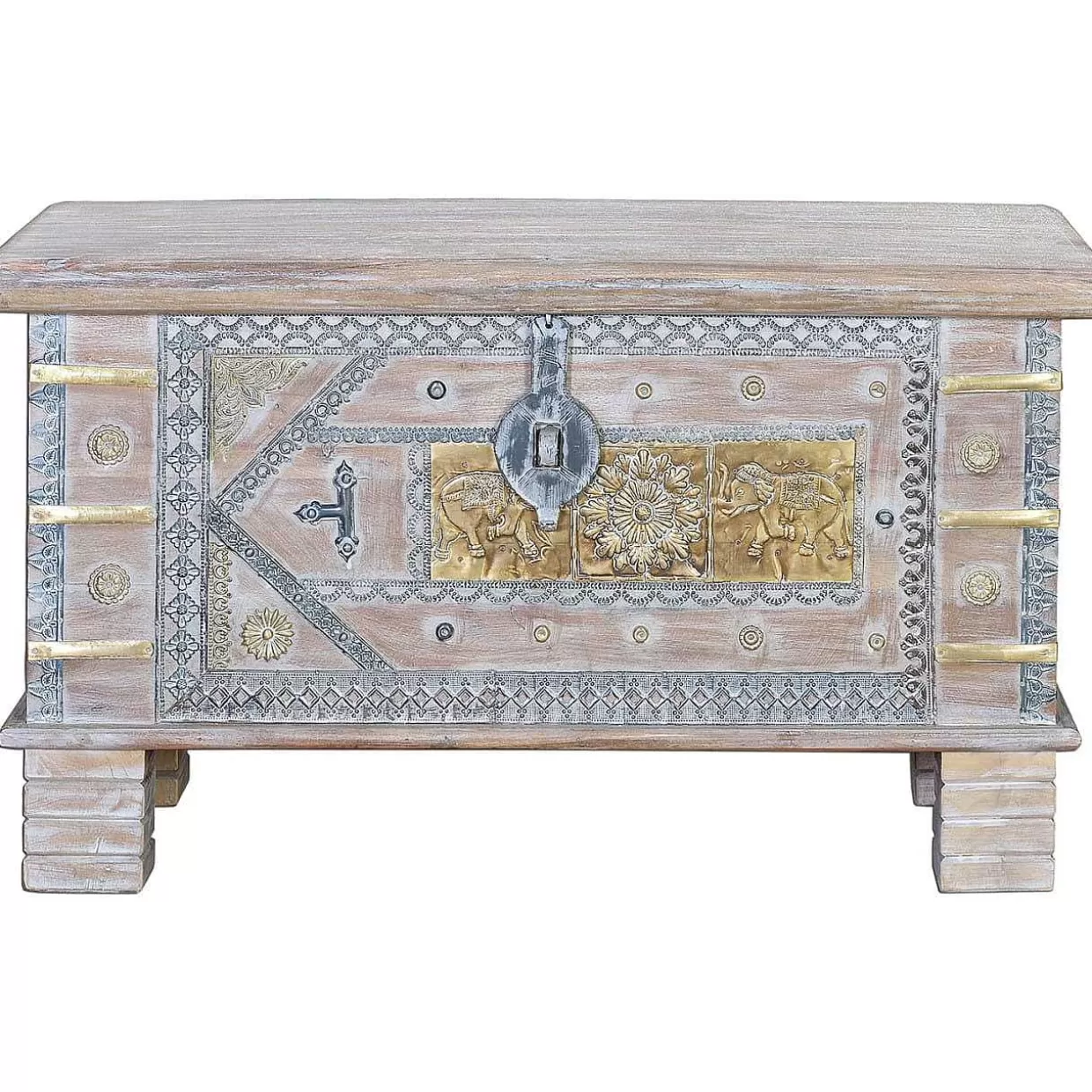 Truhe Mango Vintage Weiss 80X40>mutoni inspiration Outlet