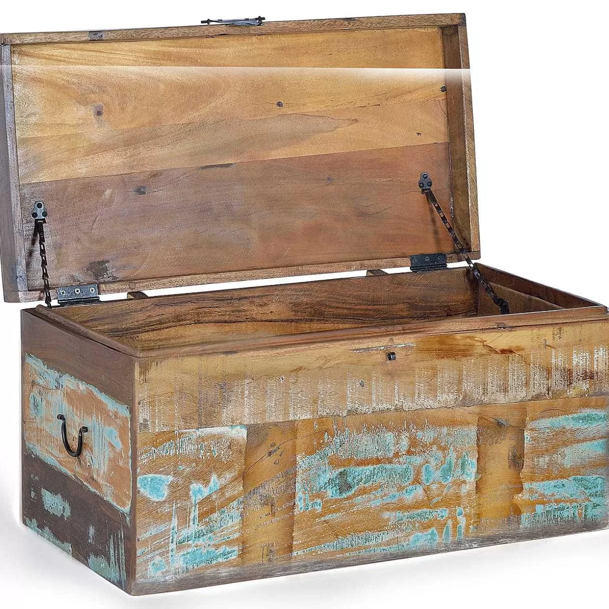 Truhe Mayela Holz Recycelt Multicolor 80X40>mutoni inspiration Outlet