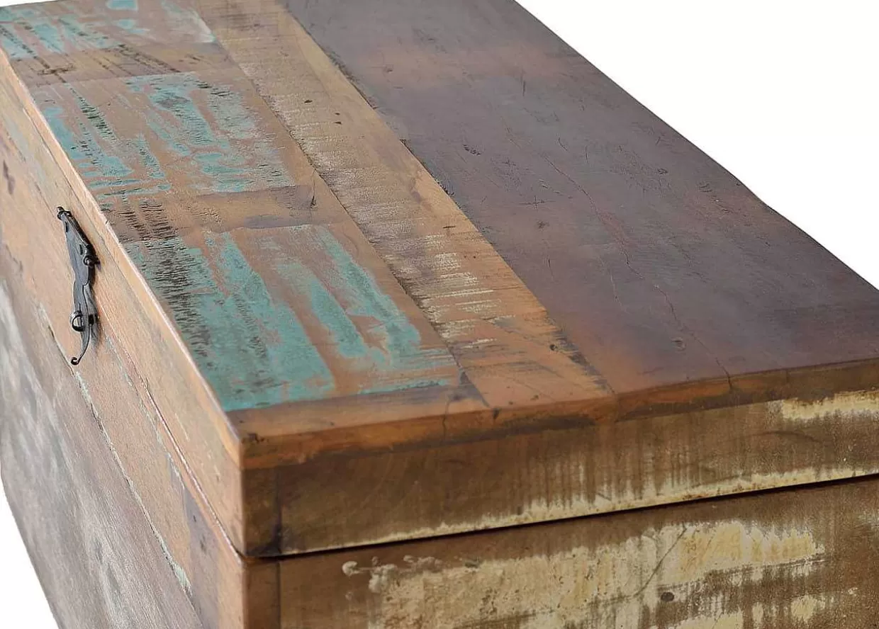 Truhe Mayela Holz Recycelt Multicolor 80X40>mutoni inspiration Outlet