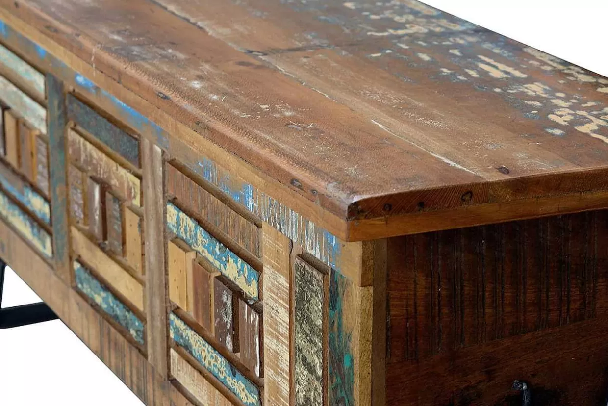 Truhe Xela Holz Recycelt Multicolor 116X40>mutoni inspiration Clearance