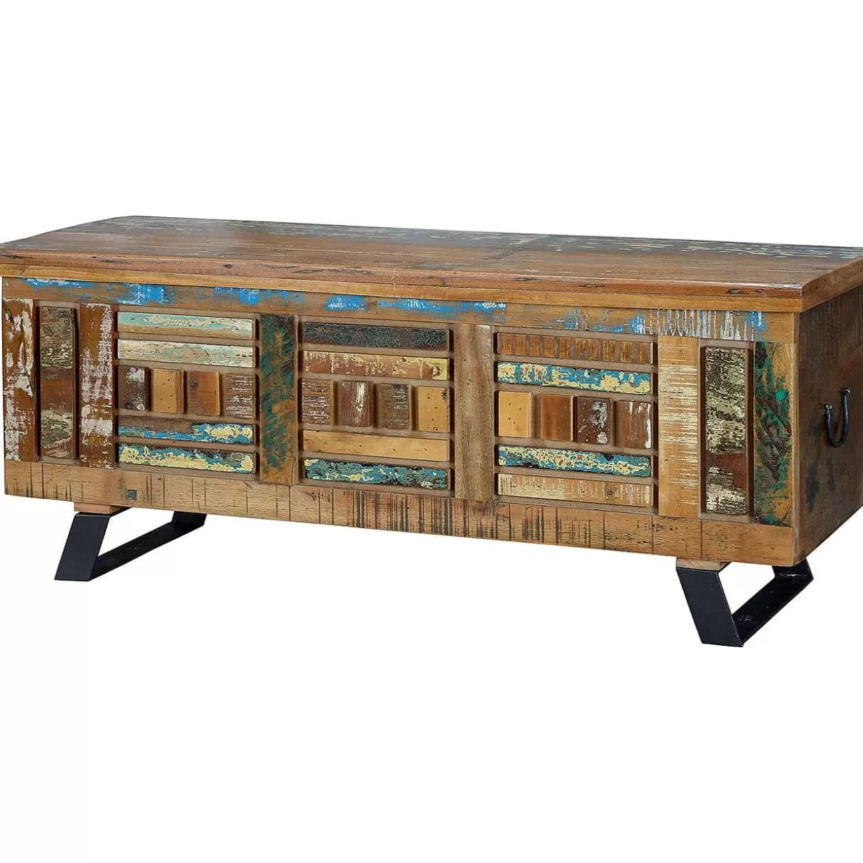 Truhe Xela Holz Recycelt Multicolor 116X40>mutoni inspiration Clearance