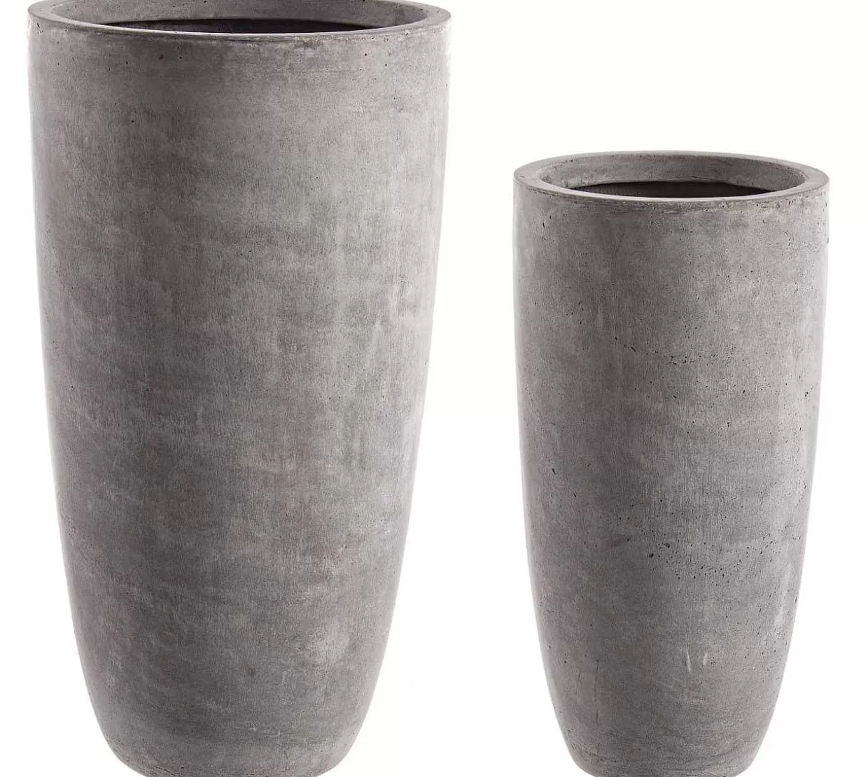 Vase Cement Rund Hoch Grau (2Er-Set)>mutoni lifestyle Cheap