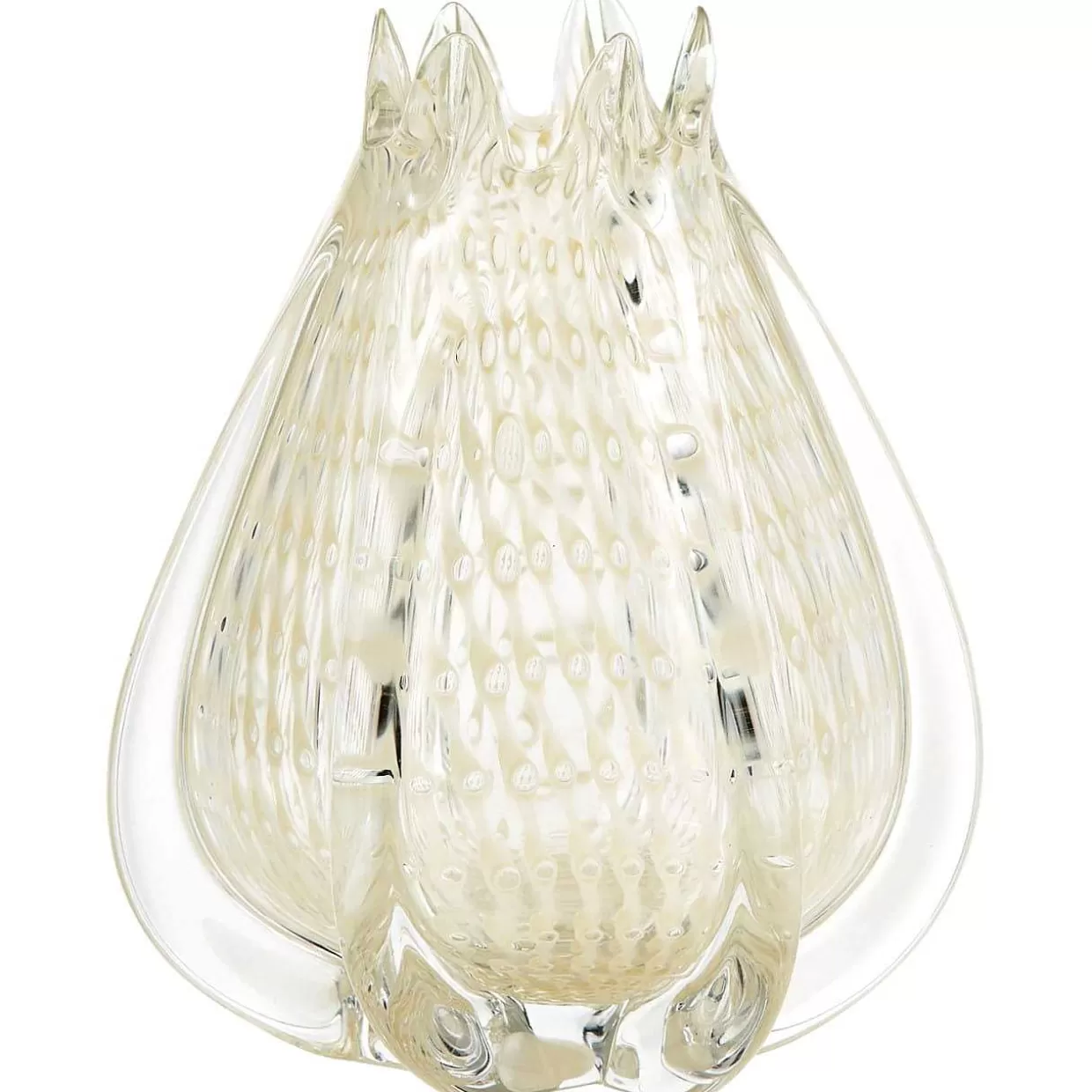 Vase Crown Handgeformt Offwhite 24>mutoni living Sale