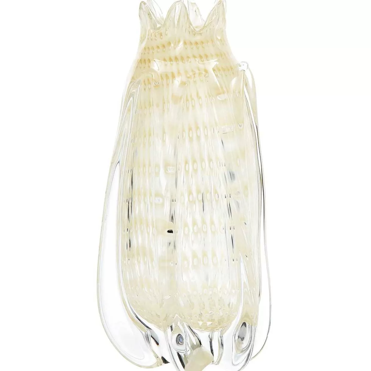 Vase Crown Handgeformt Offwhite 30>mutoni living Clearance