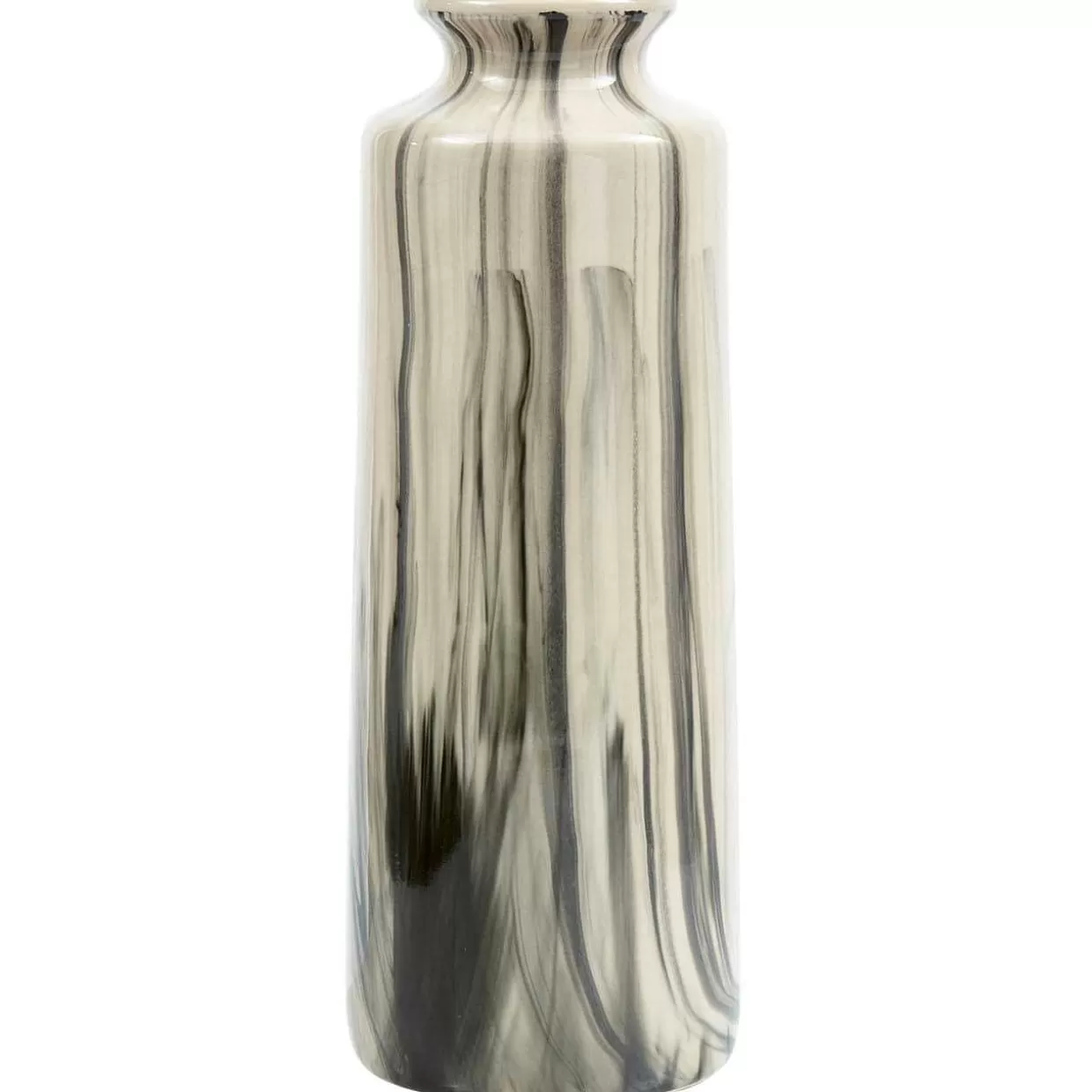 Vase Strike Keramik Offwhite/Schwarz 40>mutoni living Store