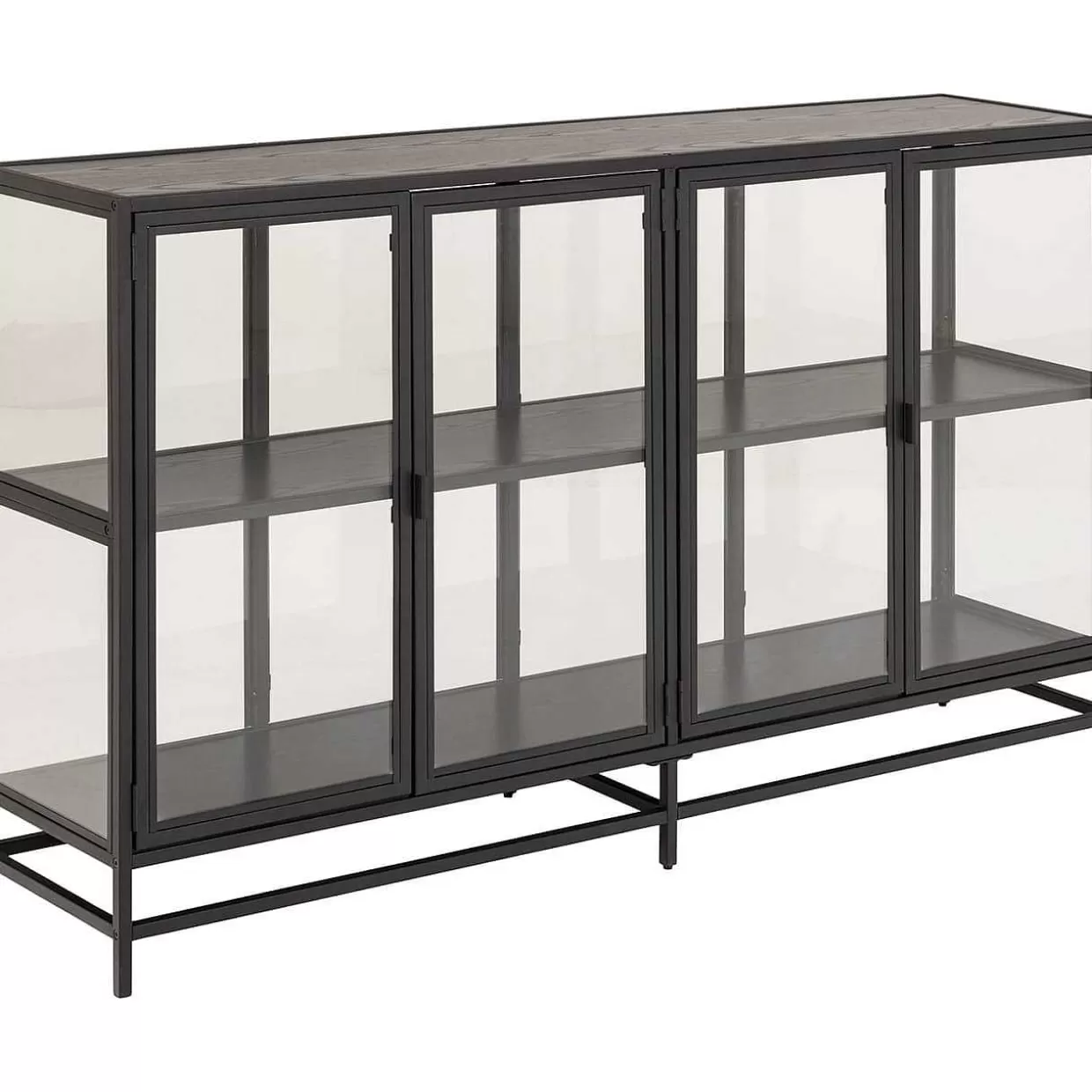 Vitrine Multiple Bronx Metall Schwarz 152>mutoni scandi Outlet