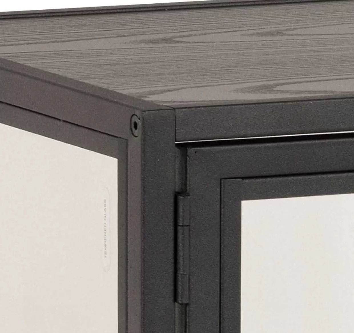 Vitrine Multiple Bronx Metall Schwarz 86>mutoni scandi Shop