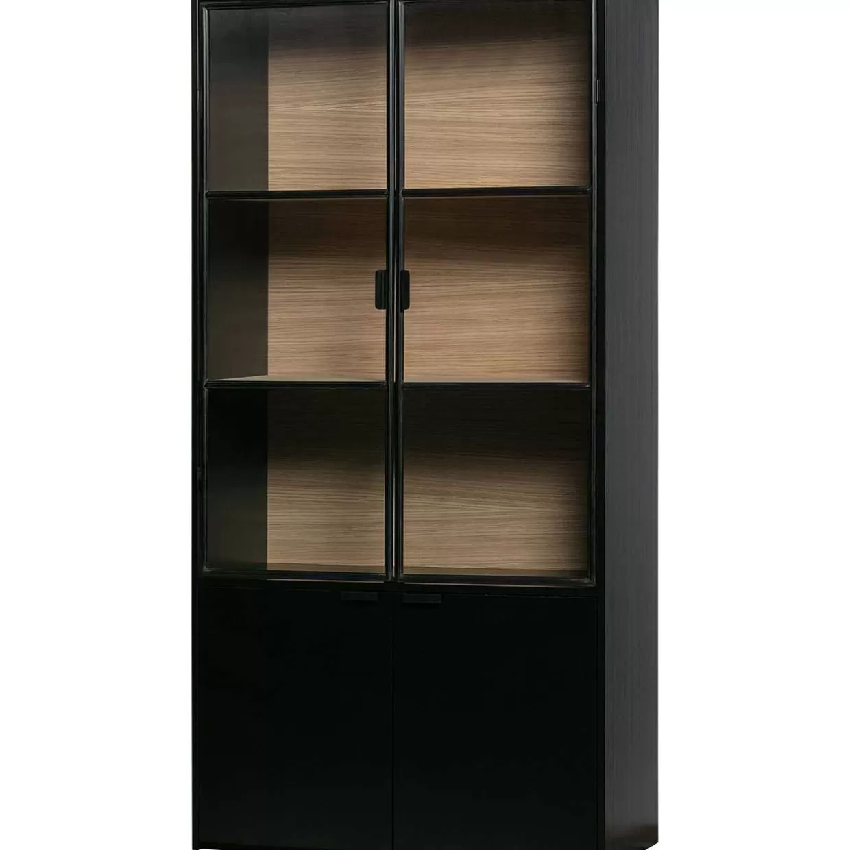 Vitrinenschrank Sivan Kiefer Schwarz 200X100>mutoni living New