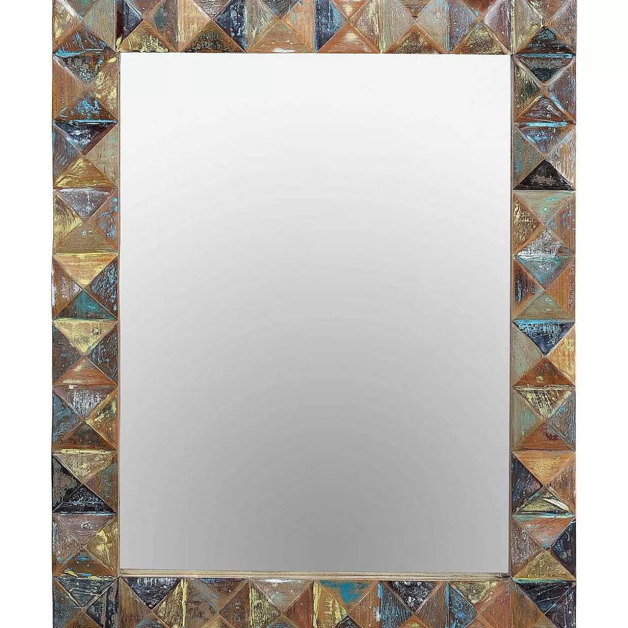 Wandspiegel Diamond Holz Recycelt Multicolor 80X100>mutoni inspiration Sale