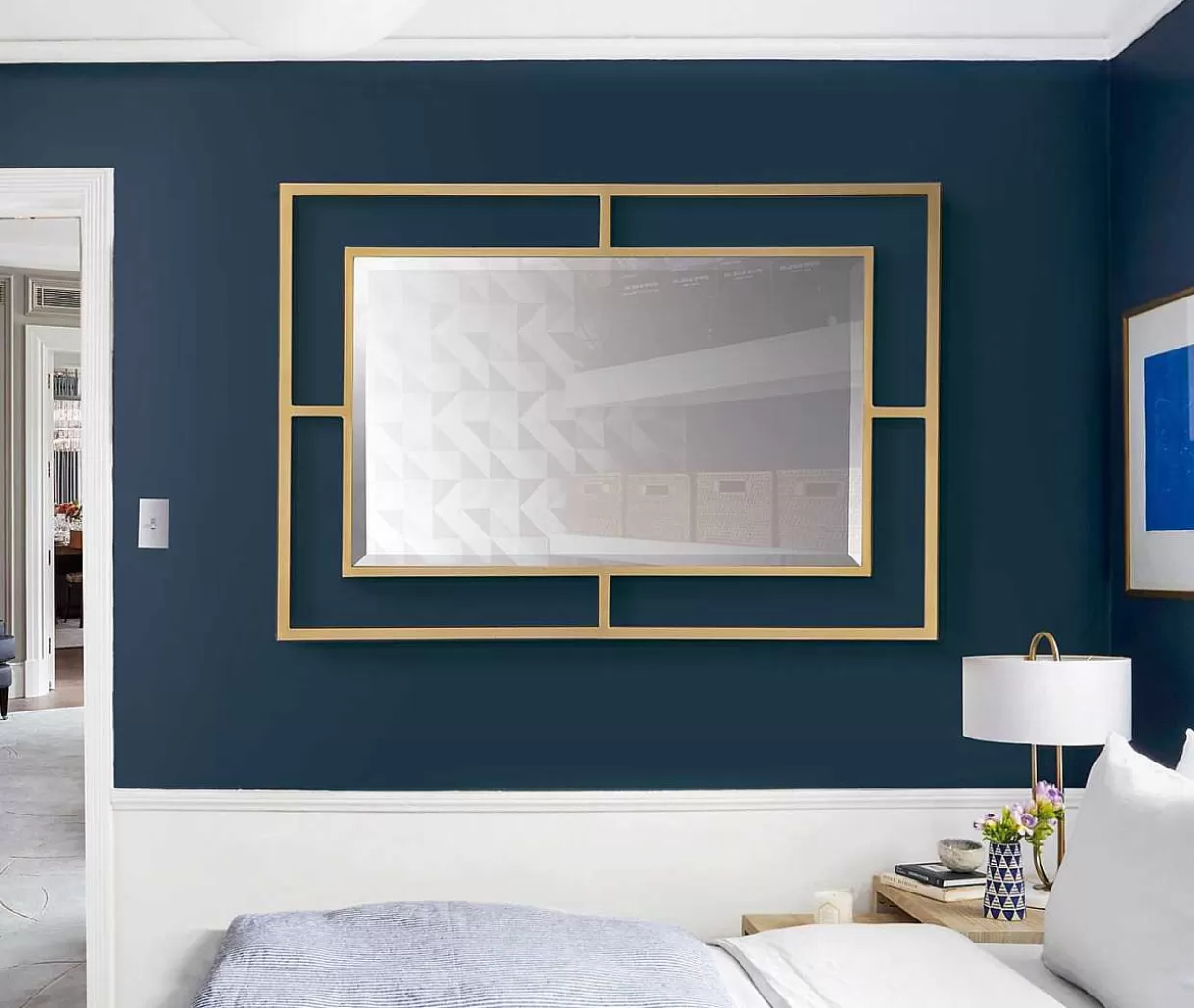 Wandspiegel Gold Vintage 71X100>mutoni inspiration Cheap