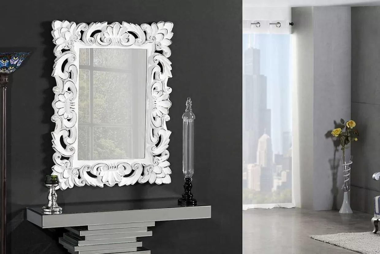Wandspiegel Vintage Weiss 82X107>mutoni inspiration Online