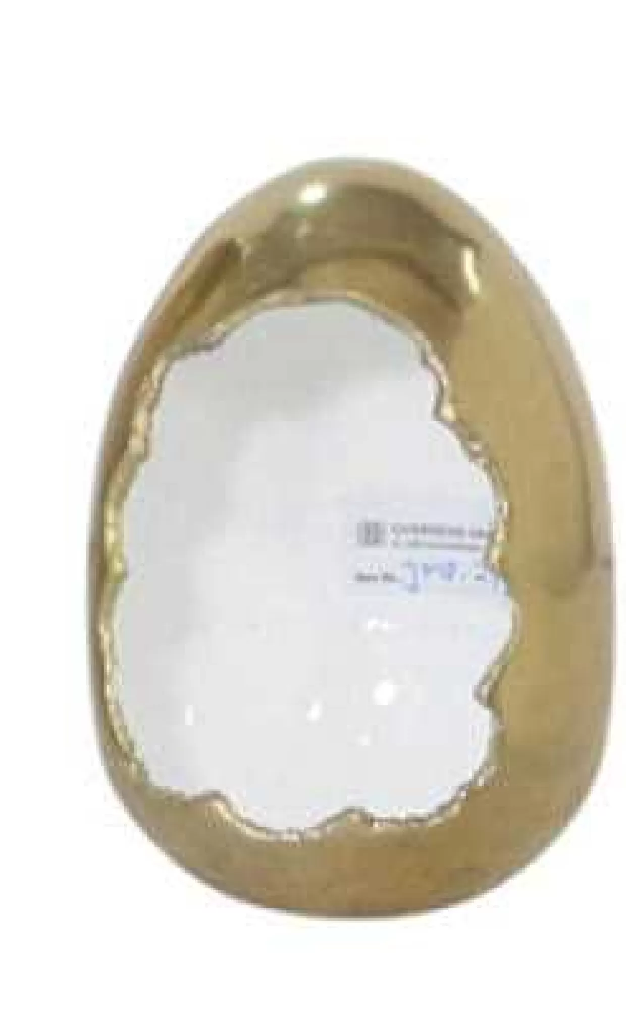 Windlicht Egg Gold-Weiss 13>mutoni vintage Flash Sale