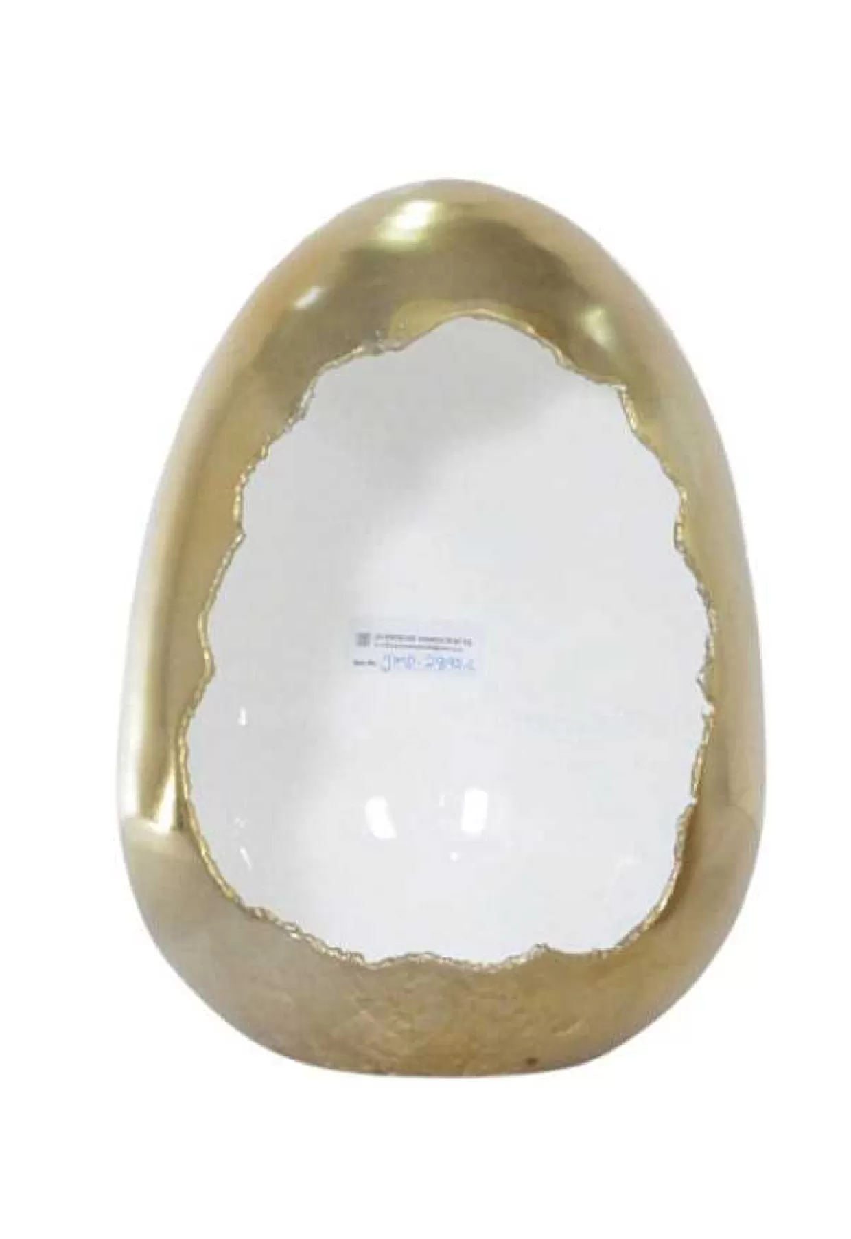 Windlicht Egg Gold-Weiss 28>mutoni vintage Discount